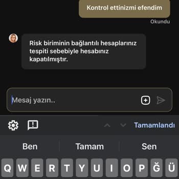 Kazançtan Sonra Hesap Kapatıldı, Paramı Alamıyorum!