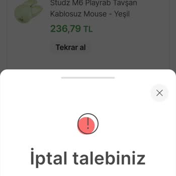 İstemediğim Ürün Sepetime Eklendi, İptal Edilemedi Ve Zorla Gönderildi!