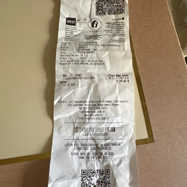 Antalya Duty Free'de Marlboro Gold İçin Yüksek Fiyat Farkı