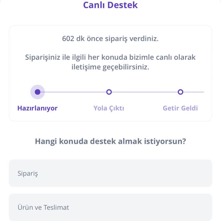 Getir Siparişim Teslim Edilmedi, Ücret İadesi Yapılmadı