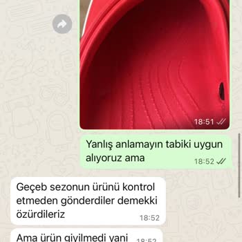 Kullanılmış Ve Deforme Crocs Terlik Gönderildi, Satıcı Çözüm Sunmuyor