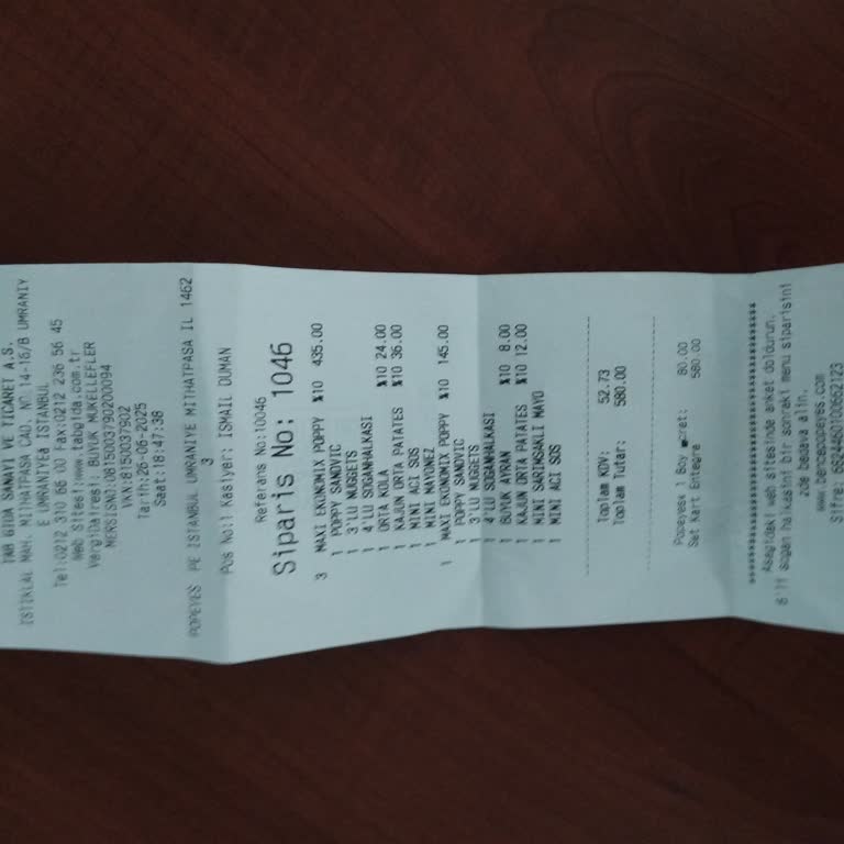 Popeyes'ta Pişmemiş Tavuk Ve Paramın İadesi Sorunu