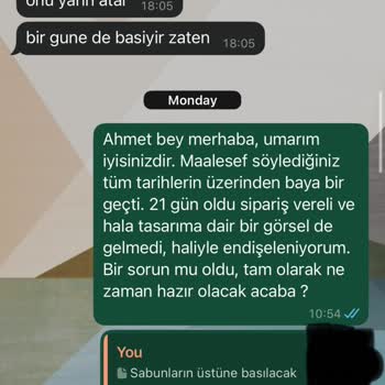 Sipariş Sonrası Haftalarca Oyalandım Ürün De İade De Yapılmadı