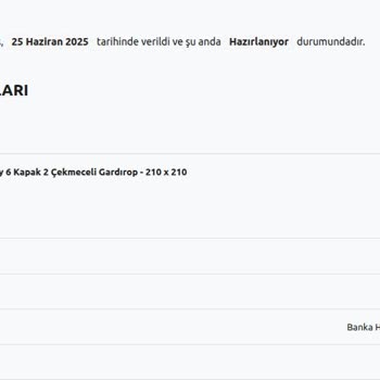 Sipariş Sonrası İletişim Kesildi Ve Ödeme İadesi Yapılmadı