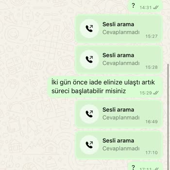İadem Hakkında Bilgi Alamıyorum Ve Ulaşamıyorum