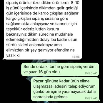 Sipariş Verilen Elbisenin Teslim Edilmemesi Ve Yetersiz Müşteri Hizmeti