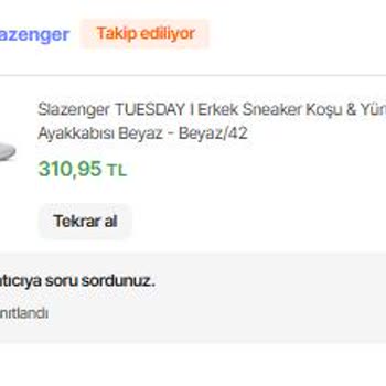 Slazenger Kampanya İle Aldığım Spor Ayakkabı Siparişim Hatalı Fiyat Gerekçesiyle İptal Edildi
