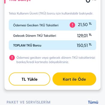 Faturama Ekstra Borç Yansıtıldı, Açıklama Bekliyorum