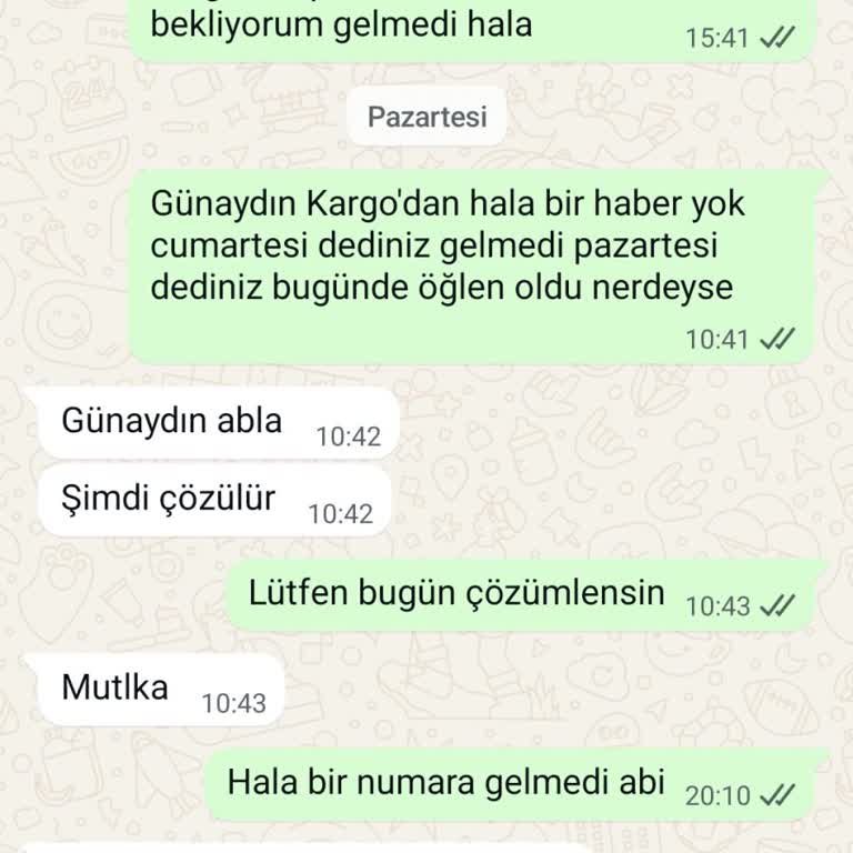 Siparişim Eksik Ve Gecikmeli Teslim Edildi, Müşteri Hizmeti Yetersiz