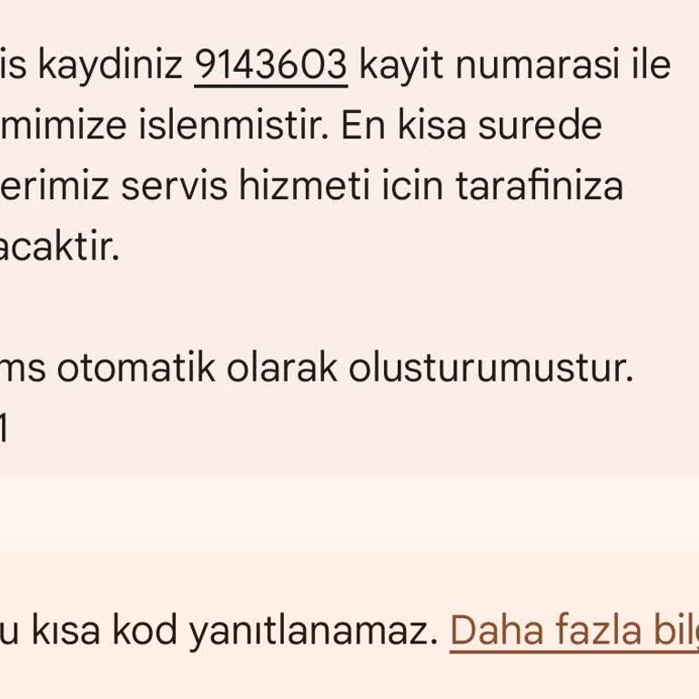Servis Randevusu Alınamıyor, Müşteri Hizmetleri Yetersiz