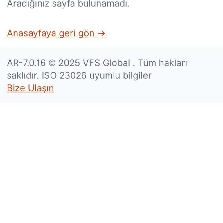 VFS Global Randevu Sistemi Nedeniyle Aile Ziyareti Vizesi Başvurusunda Yaşanan Zorluk