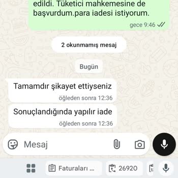 İade Talebim Reddedildi, Mahkemeye Başvurmak Zorunda Kaldım