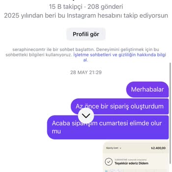 Seraphine.com'da İade Talebime Olumsuz Ve Kaba Yaklaşım