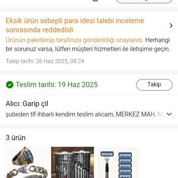 Siparişimde Eksik Ürün Teslimatı Ve Şaşırtan Para İade Süreci