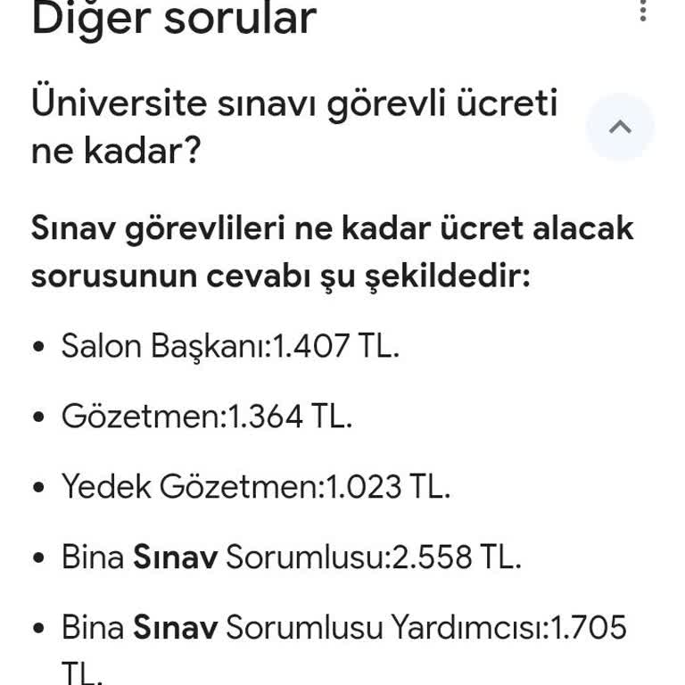 Ankara Üniversitesi Sınav Görevi Ücretimin Eksik Yatırılması Hakkında