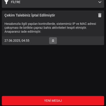 Vaycasino Bonusla Kazandığım Ödemenin Çapraz Bahis Gerekçesiyle İptal Edilmesi