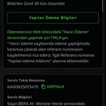 Monster Bilgisayar: Ekran Arızası Ve Serviste Yüksek Fiyat Şoku
