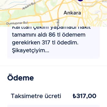 BiTaksi İndirimi Uygulanmadı, Fazla Ücret Alındı Ve Destek Sağlanmadı