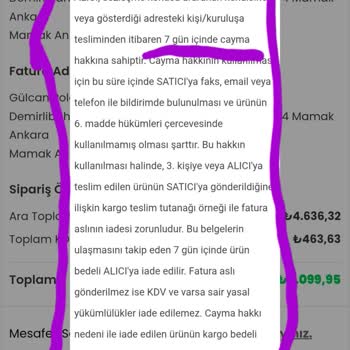 İptal Edilen Siparişime Rağmen Zorla Satış Ve Yetersiz Müşteri Hizmeti