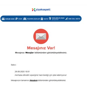 Sipariş İptali Ve İade Sürecinde Yaşanan Sorun