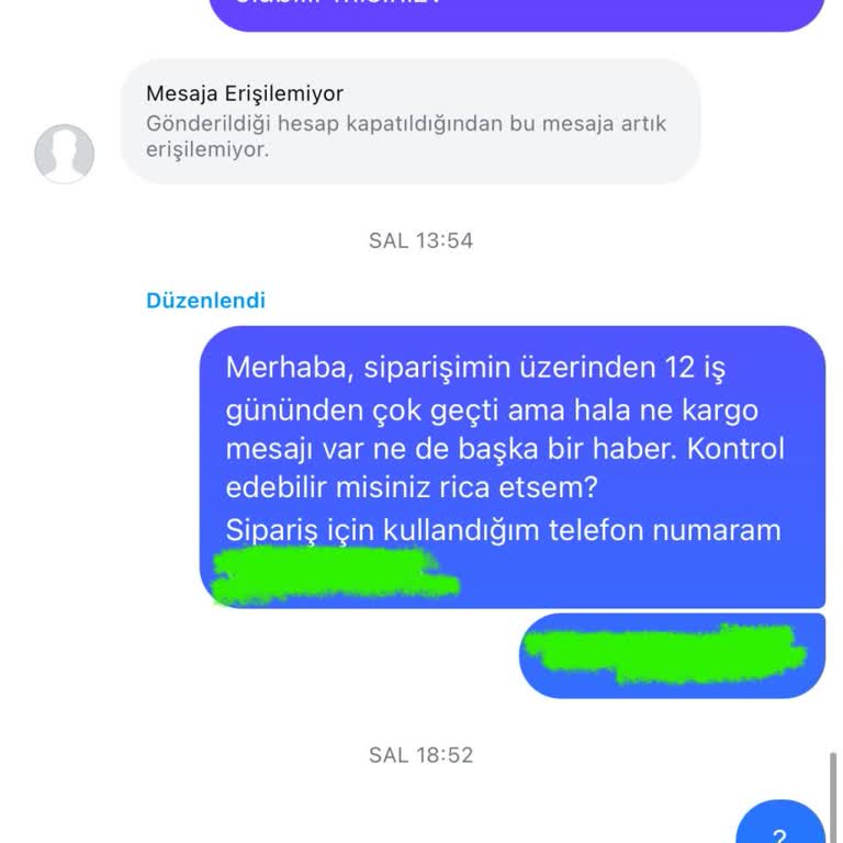 Sipariş Verdiğim Ürün Gönderilmedi, Para İadesi Yapılmıyor