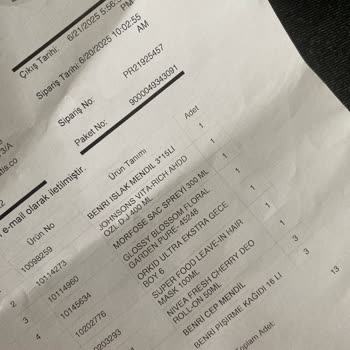 Siparişimde Eksik Ürün Ve Yanlış Paketleme Mağduriyeti Yaşadım