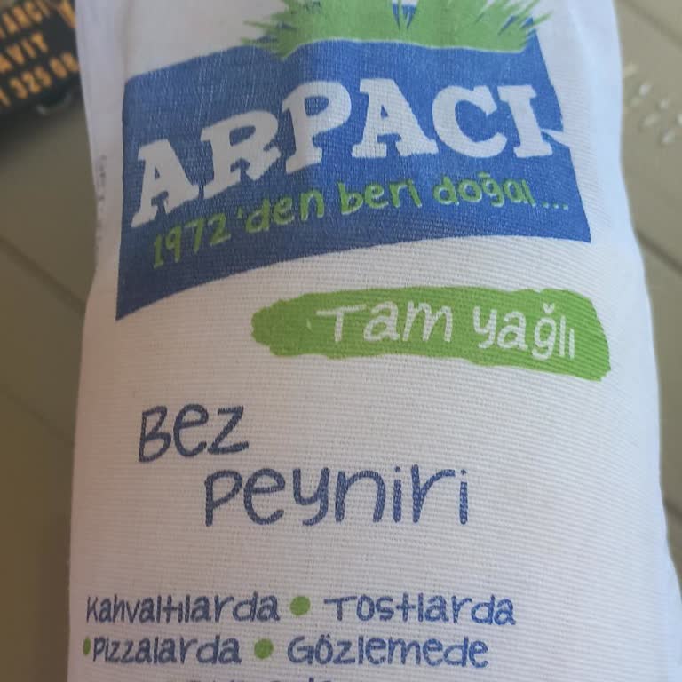 Arpacı Marka Tulum Peynirinde Deterjan Tadına Rastladım, Yemeğim Çöpe Gitti