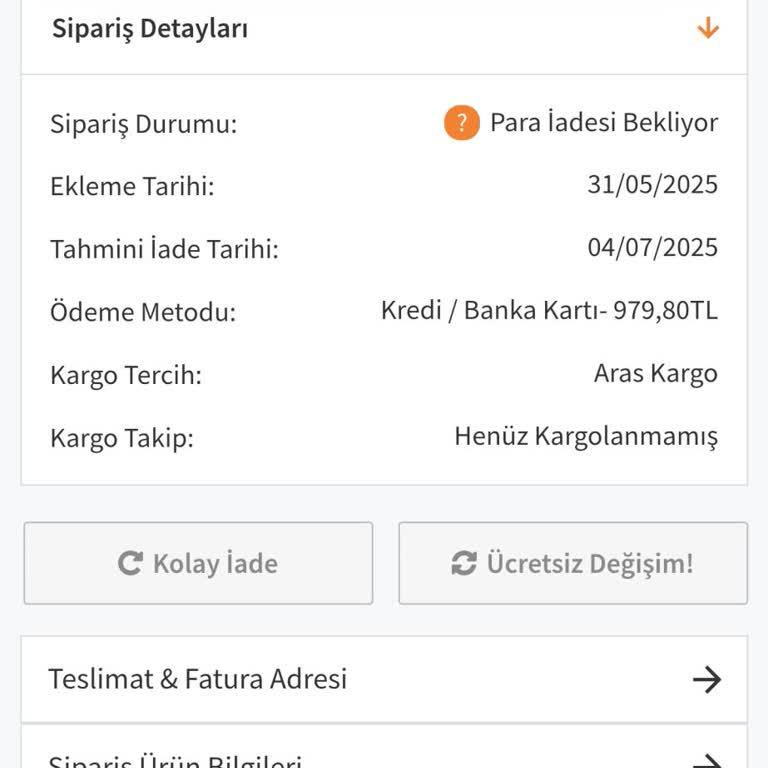 Ne Ürün Var Ne Para İadesi Müşteri Hizmeti Yok