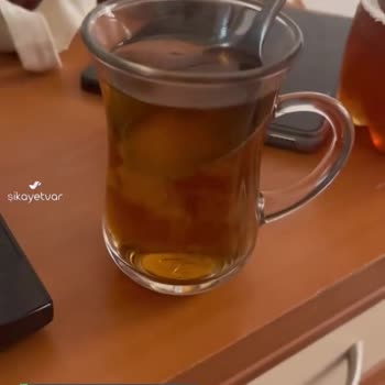 Lipton ice Tea İçinden Böyle Vıcık Vıcık Şeyler Çıktı