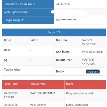 Siparişimin Teslimatı Gecikti Ve Bilgi Alamıyorum