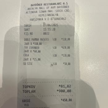 Baydöner Öğrenci İndirimi Uygulamasında Yaşanan Sorun