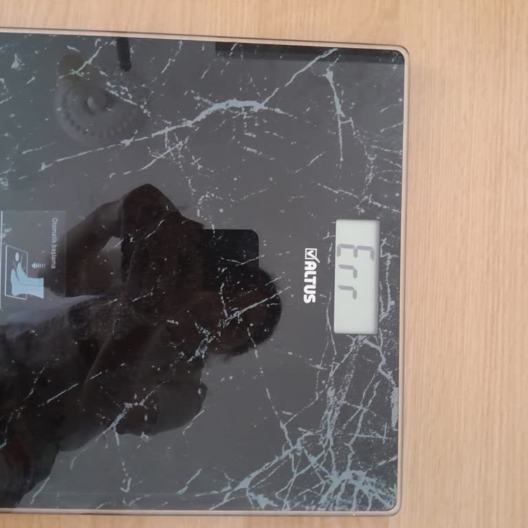 Aldığım Dijital Tartı Hatalı Ölçüm Yapıyor Ve Sürekli Hata Veriyor