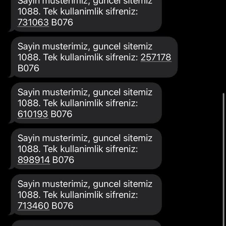 Bilgim Dışında Gelen Şifre Mesajı Endişesi Ve Yardım Talebi