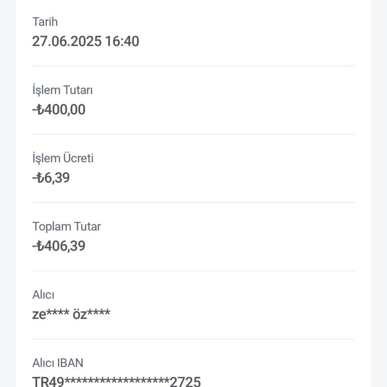 Paycell Karttan Gönderilen Paranın Dekont Sorunu Ve İşlem Aksaklığı