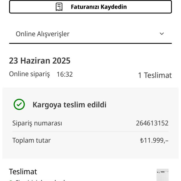 Bulaşık Makinesi Teslimatında Bilgi Eksikliği Ve İletişim Sorunu