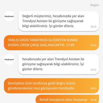 Yanlış Ürün Gönderimi Sonrası İlgisiz Ve Sorumsuz Müşteri Hizmeti