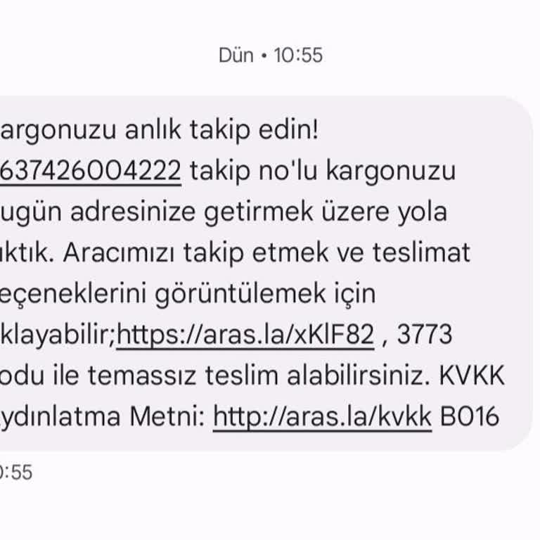 Aras Kargo Teslim Edilmeyen Ürün Ve Yanlış Bilgilendirme Mağduriyeti