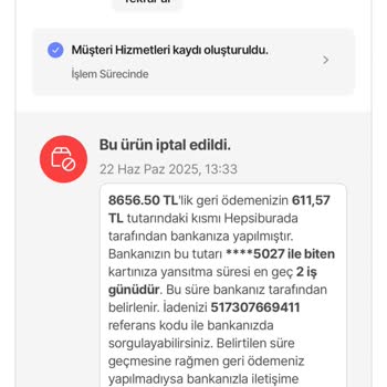 Hepsiburada Hediye Çeki İadesi 5 Gündür Yapılmıyor