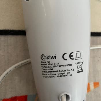 Kiwi Vantilatörün Gövdesi Kırıldı, Garanti Kapsamına Alınmadı