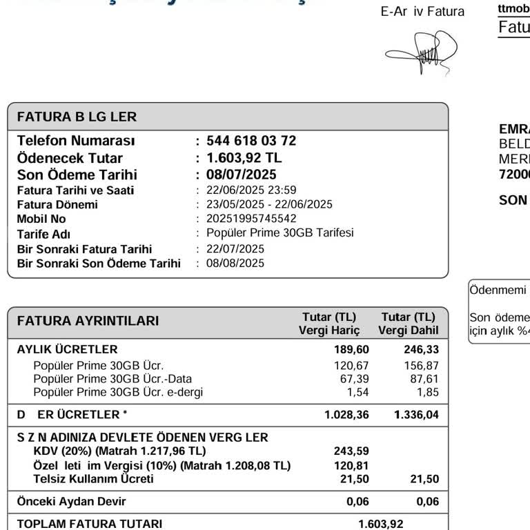 Cayma Bedelinde Fahiş Fatura Ve Haksız Tahsilat Talebi