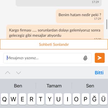 İade Sürecinde Kargo Ve Müşteri Hizmetleri Mağduriyeti Yaşadım