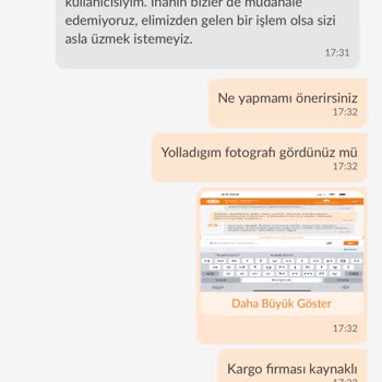 İade Sürecinde Kargo Ve Müşteri Hizmetleri Mağduriyeti Yaşadım