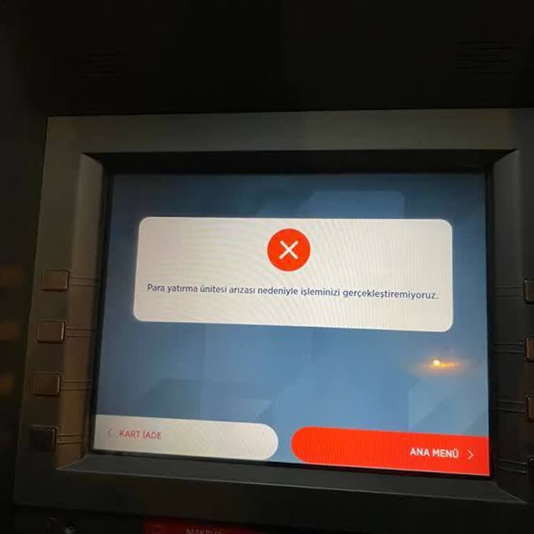 ATM Arızası Sonrası Param İçeride Kaldı, Çözüm Bekliyorum