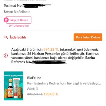 Kampanya Ürünü Teslim Edilmedi, Para İadesi Mağduriyeti Oluştu