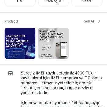 IMEI Kayıt Hizmeti Sonrası Ek Ücret Talebi Ve Mağduriyet