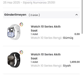 Ürün Değişimi Ve Kalite Sorunu Yaşadım