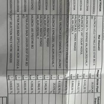 Bellona Yemek Masası Ve Oturma Grubunda Servis Ve Garanti Sorunu