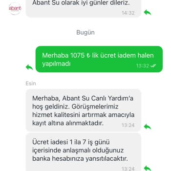 İade Edilmeyen Ücret Ve Eksik Teslimat Mağduriyeti
