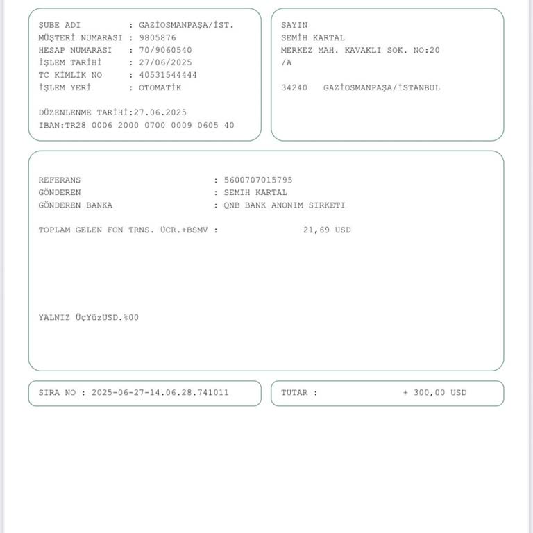 Dolar Transferinde Yüksek Ve Anlamsız Kesinti Şoku