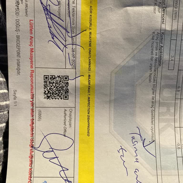 Tüvtürk Şile İstasyonunda Usulsüz Muayene Uygulamaları